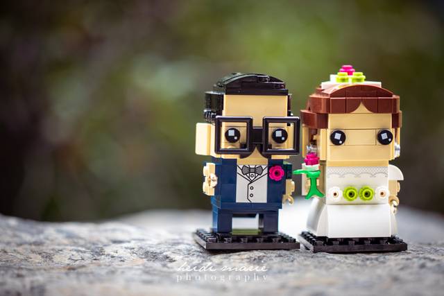 The Newlyweds made out of lego