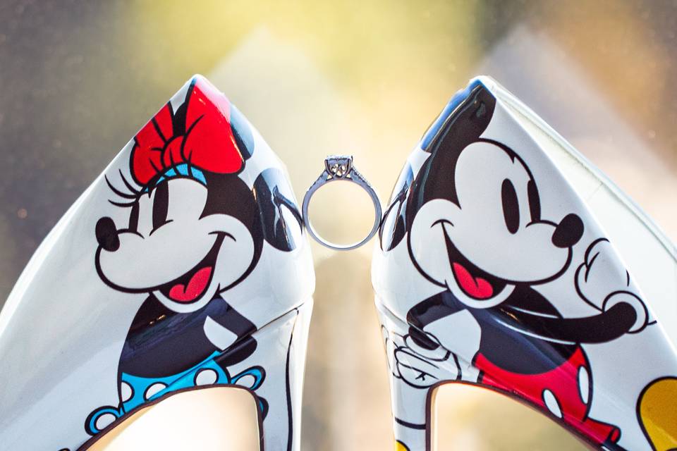 Mickey and Minnie Bridal Shoes