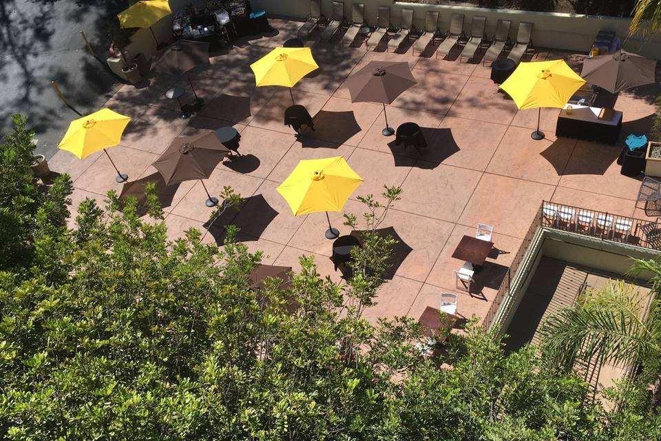 Poolside Courtyard