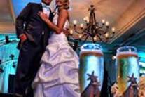 The bride and groom