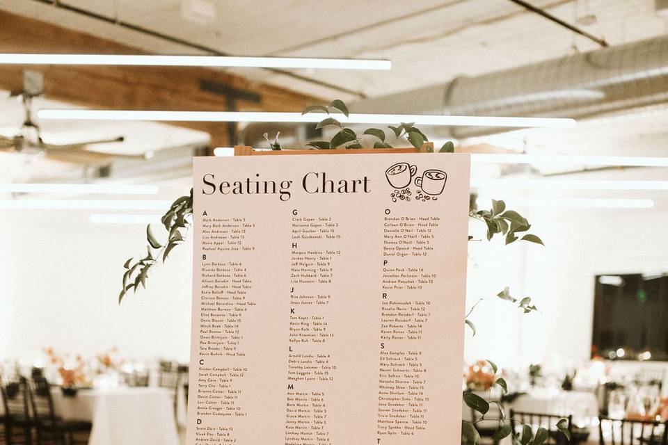 Seating chart