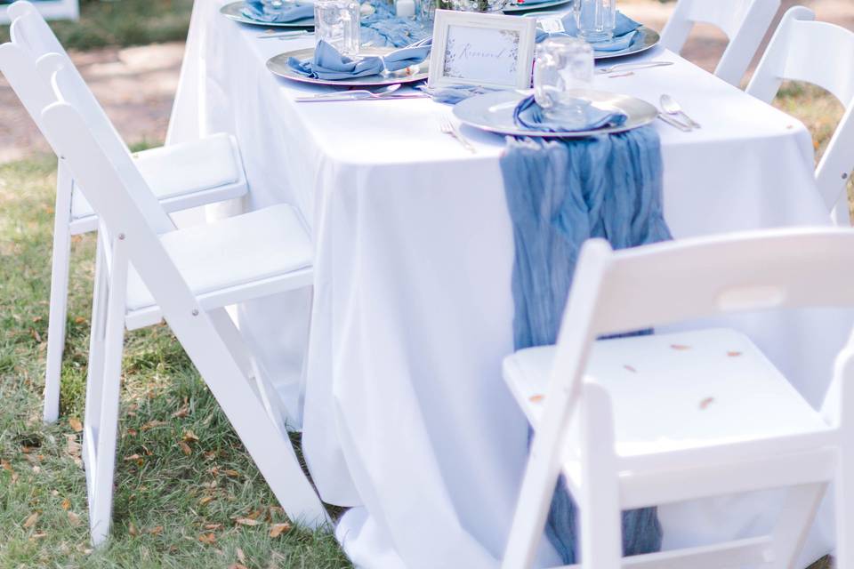 Pretty in blue..