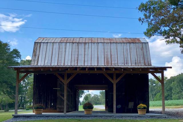 Backside of the barn