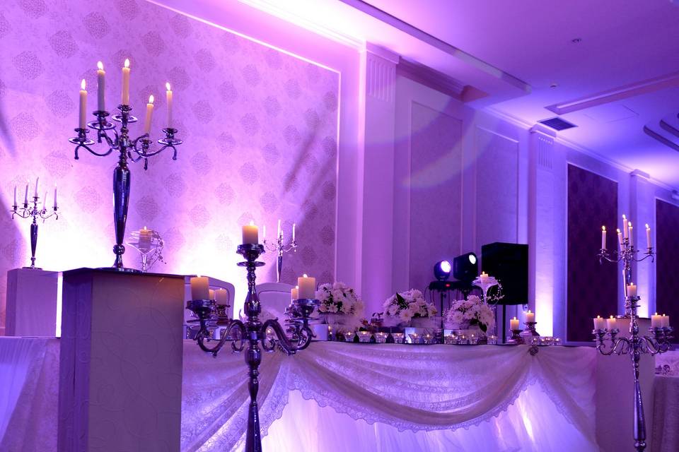 Wedding party Table