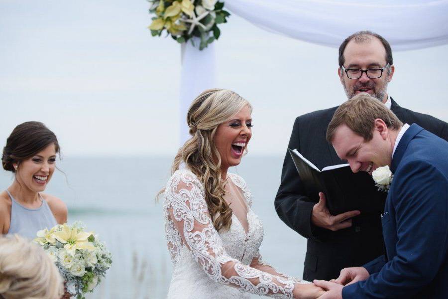 Last wedding of 2017 was a blast at the Sanderling Resort!  You will have a meaningful, and fun, time!  Thanks Neil GT Photography for the shot!