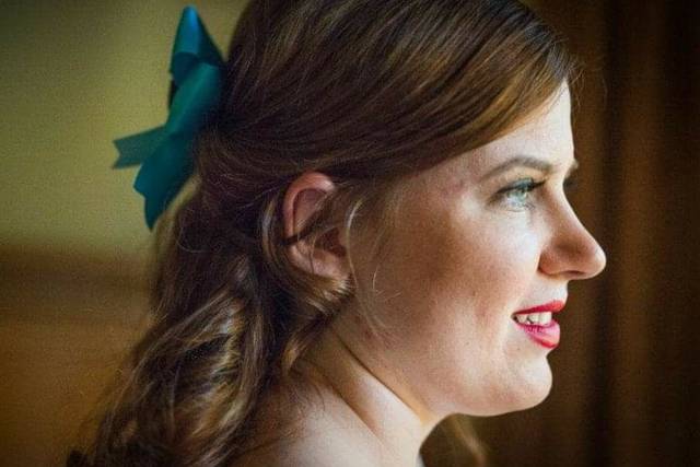 Bride hair and makeup