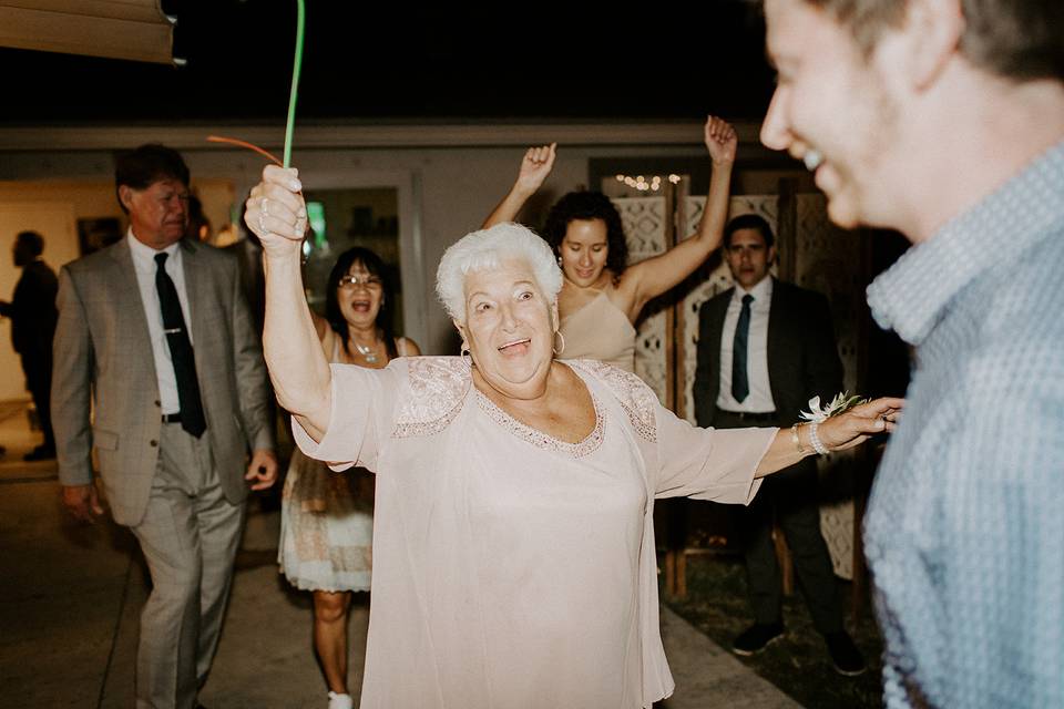 Even Grandma gets down!