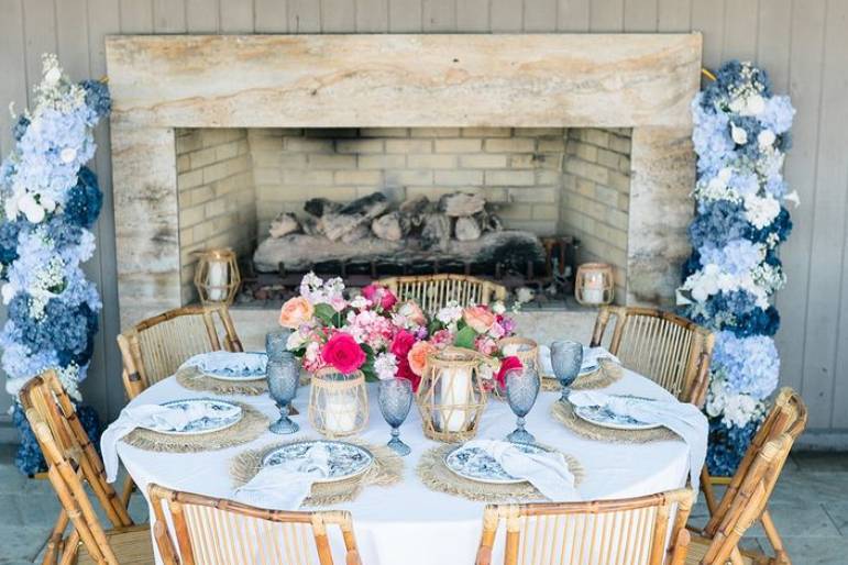 Blue decor