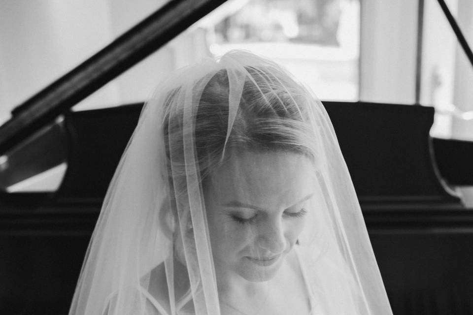 Bridal veil portrait