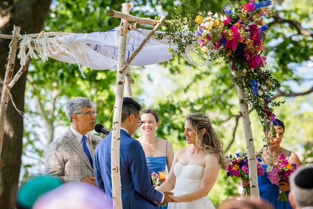 Cow island wedding