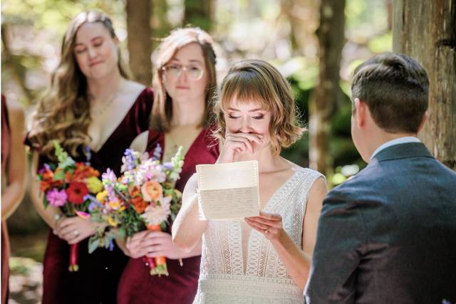 Sweet tears during the vows