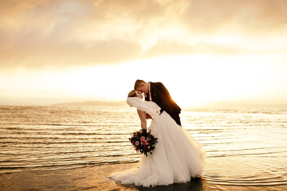 Bridals and sunset