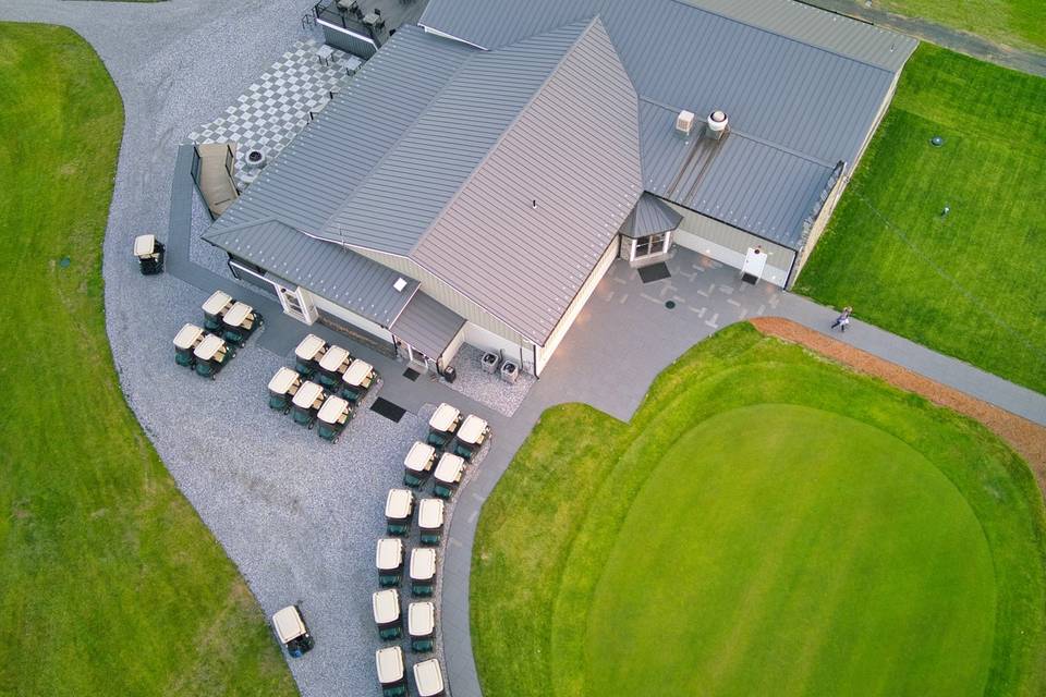 Aerial Clubhouse View