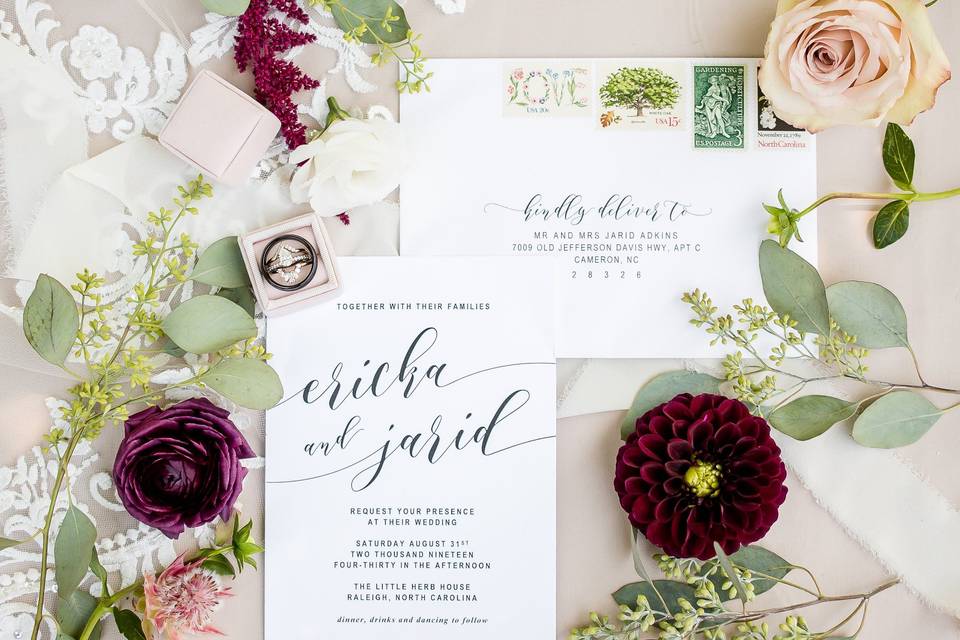 Invitation suite details