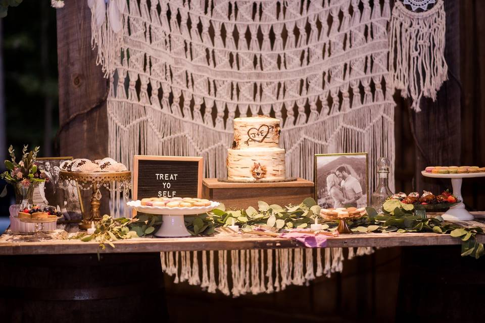 Dessert table