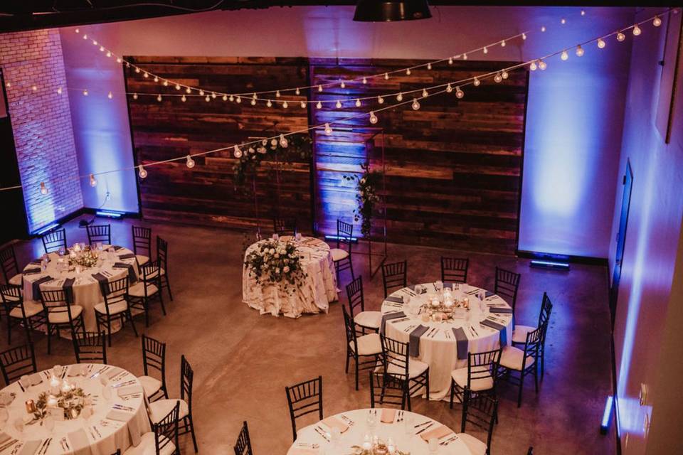 Reception setup