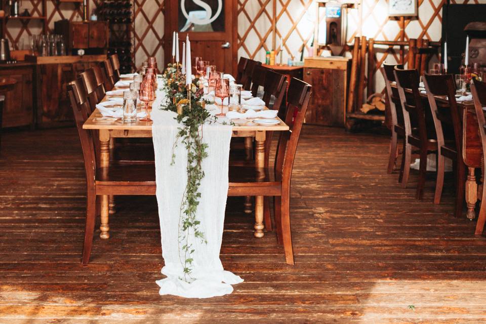 Yurt Wedding Details