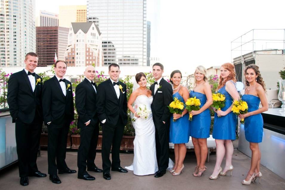 Bridal line up photo