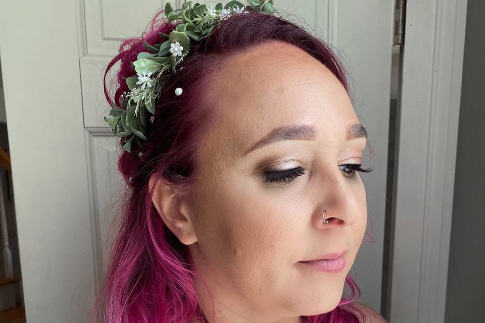 Bridal makeup glam