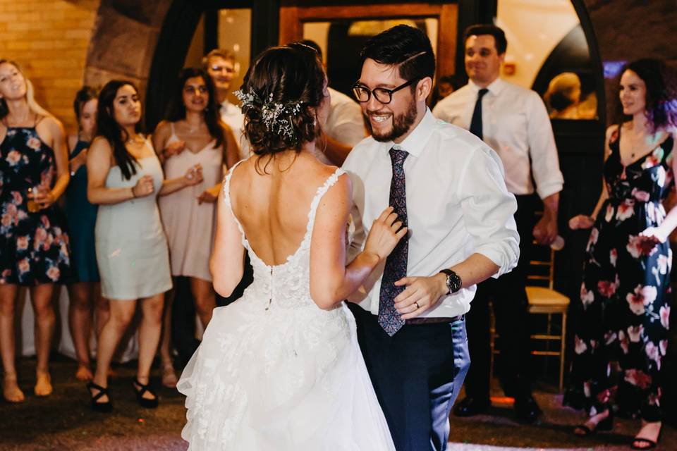 Courtyard dance floor