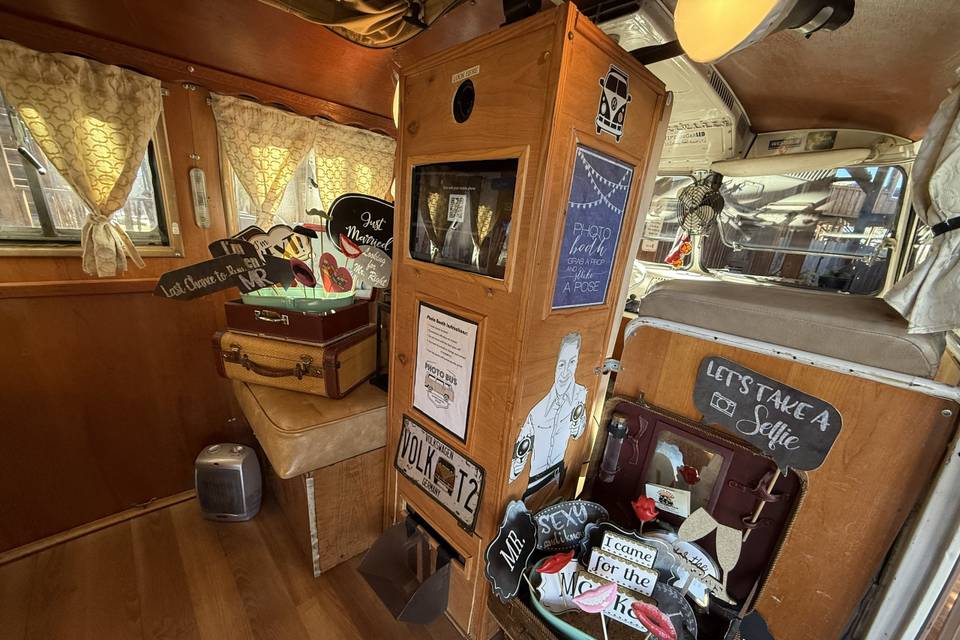 Inside look of Betty Bus