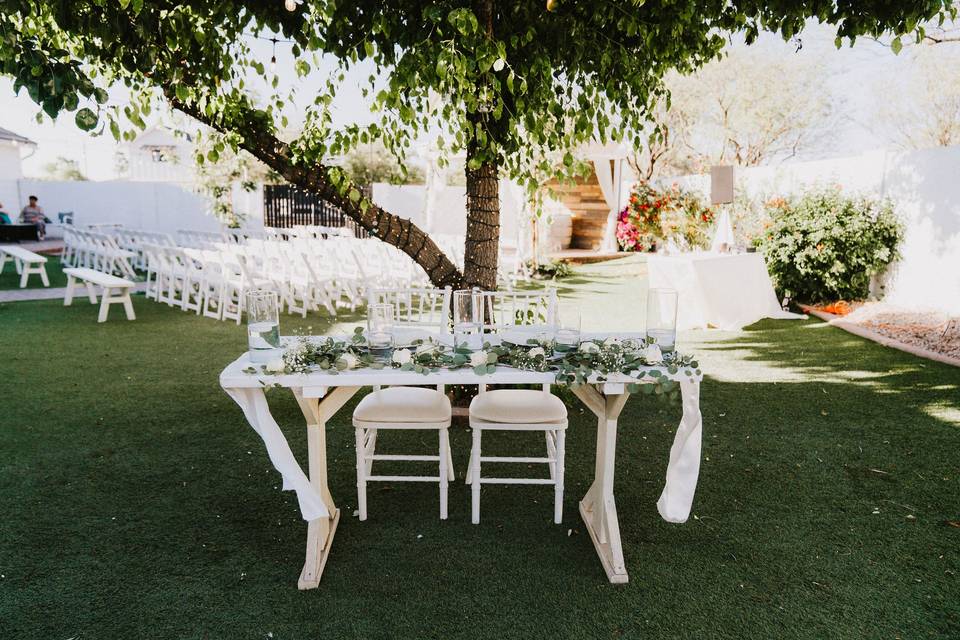 Sweetheart Table