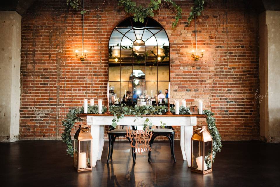 Sweetheart Table Details