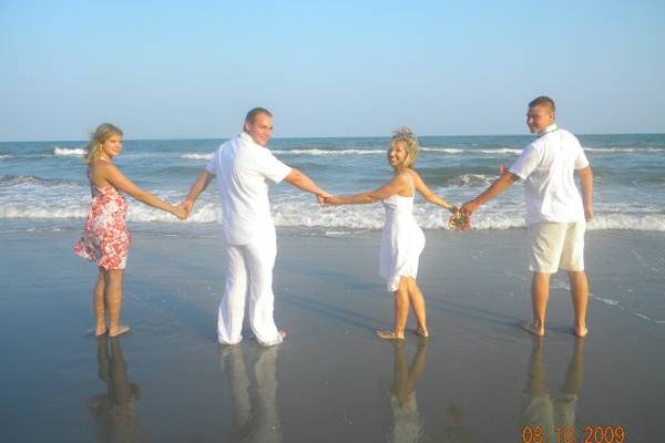 Wedding group photo