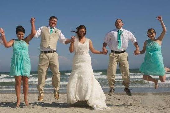 Wedding group photo