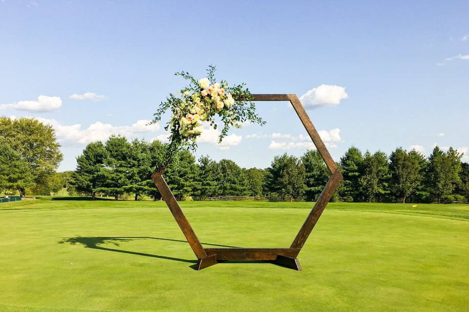 Modern Hexagonal Arch