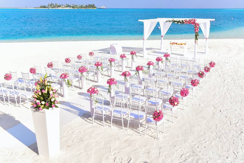 Beautiful beach ceremonies