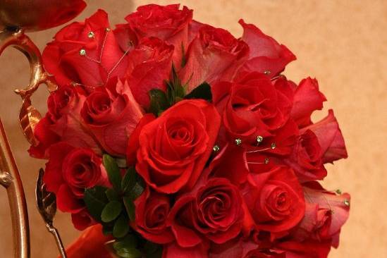 Red roses bouquet