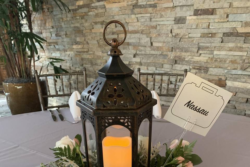 Lantern centerpiece