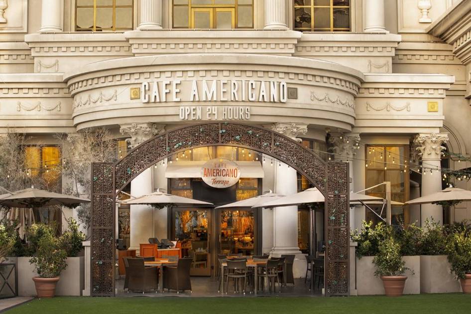 Cafe Americano – Caesars Palace – Las Vegas – Menus and pictures