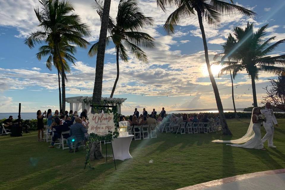 Wedding Ceremony at Copamarina