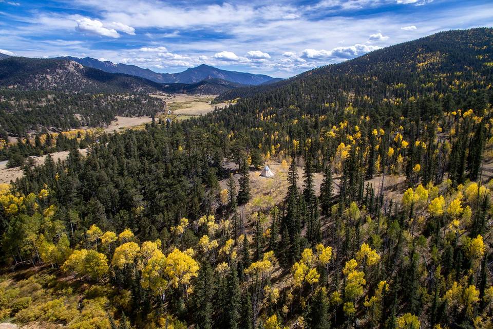 Aerial view of the Ridgeline