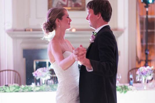 Couple's first dance