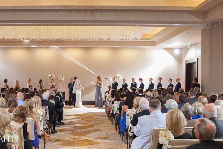 Indoor wedding