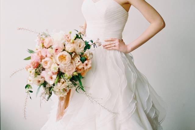 Peach bouquet