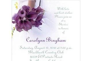 Hula Bride Bridal Shower Invitations