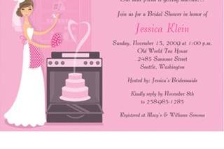 Hula Bride Bridal Shower Invitations