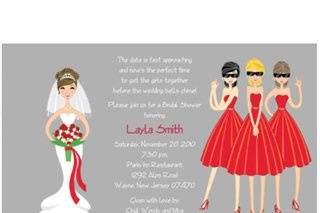 This Winter Kiss Bridal Shower Invitations