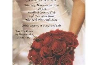 Martini Bride Bridal Shower Invitations