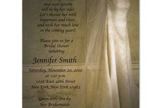 To the Point Bridal Shower Invitations