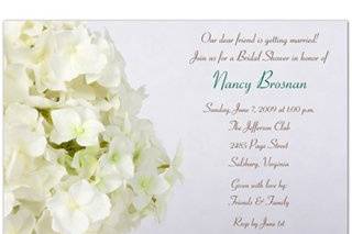 Petals and Toes Bridal Shower Invitations