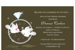 Platinum Promise Bridal Shower Invitations