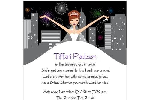 Perfect Fit Bridal Shower Invitations