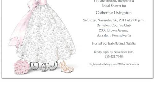 Bride in the City Bridal Shower Invitations