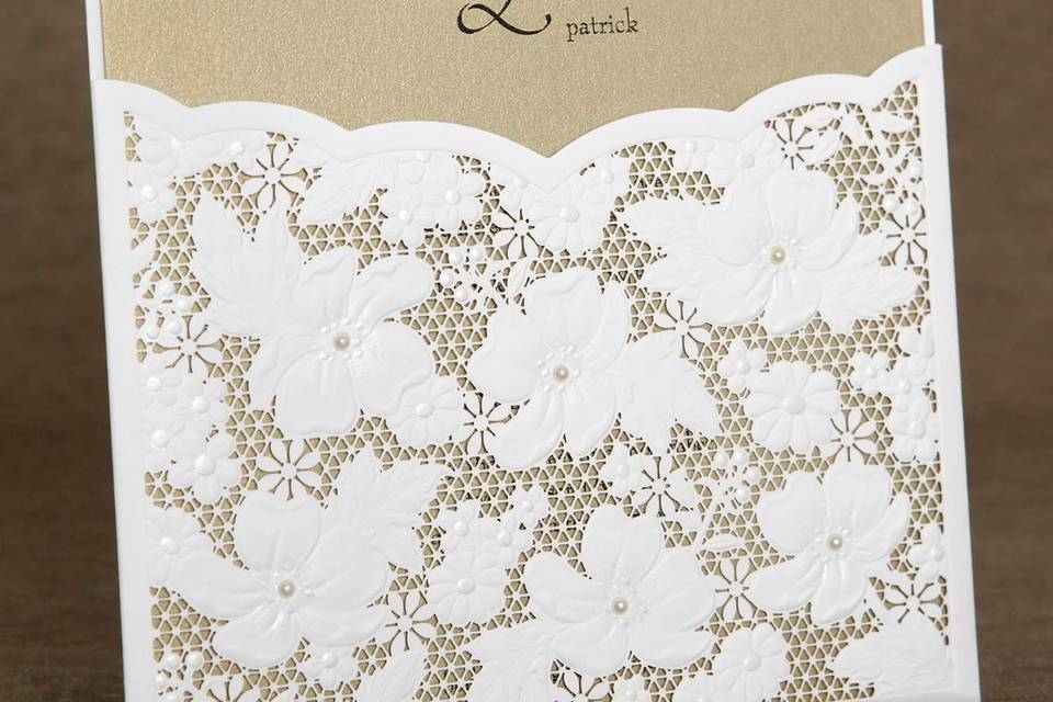 This gorgeous wedding invitation, 