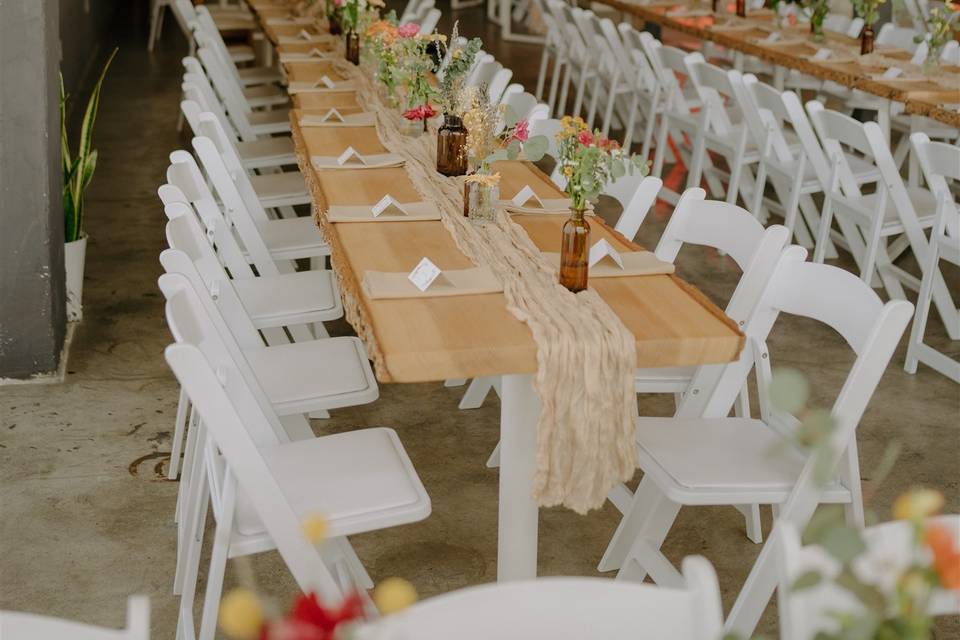 Indoor reception space